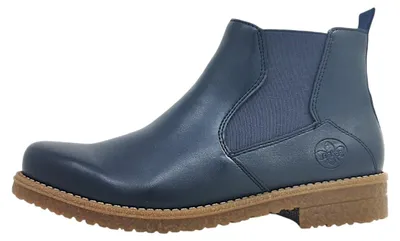 Image de Chaussures de randonnée pour femmes Rieker, bottes, bottes, bleu, chaussures de loisirs