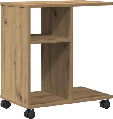 Produktbild von "Winter Sale" Beistelltisch Artisan-Eiche 50 x 30 x 55 cm Holzwerkstoff - Konsolentische Designermöbel 155646