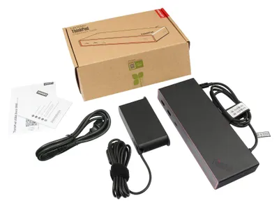 Obrázek produktu pro Lenovo ThinkPad USB4 Dock 5000, Kabel, Thunderbolt 4, 100 W, 1000 Mbit/s, Černá, Eclipse Black
