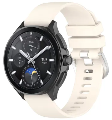 Produktbild von Für Xiaomi Watch S3 hochwertiges Silikon Armband Glänzende Oberfläche Rosa Watch Ersatz Arm Band