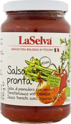 Produktbild von LaSelva Salsa Pronta - Tomatensauce mit Gemüse - 340g