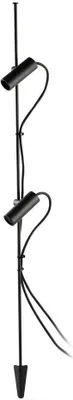 Image de CLAP 1030 Poteau noir noir 2x6W 3000K 38º 24V 75709-233