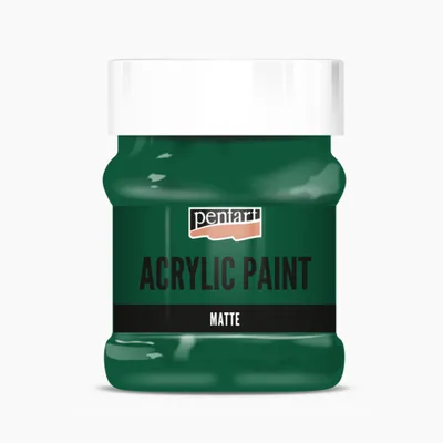 Produktbild von PENTART Acrylfarbe matt, 230 ml, Kieferngrün