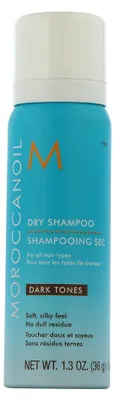 Zdjęcie produktu dla Moroccanoil Dry Shampoo Dark Tones, 65 ml, Suchy szampon, Kobiety, Do wszystkich włosów, Czyszczenie, Orzeźwiający, Olej arganowy, Skrobia ryżowa