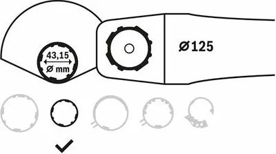 Produktbild von Schleifschutzhaube für GWS 9-125, GWS 9-125 P