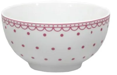Produktbild von Thun 1794 Müslischale, Vital, rosa gepunktet, 0,70 l, Porzellan Thun