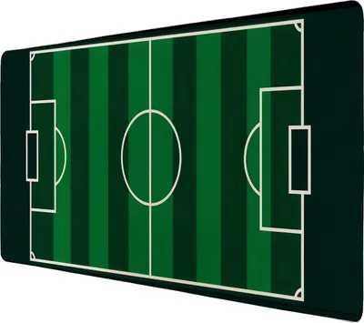 Produktbild von Fußballfeld Schreibtischunterlage 69x31cm XXL Mauspad - Perfekt für Fußballfans