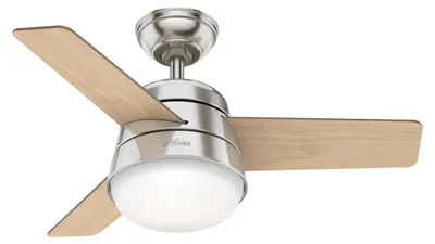 Produktbild von Hunter 50643 Finley Deckenventilator Licht Fernbedienung Walnuss Naturholz 91cm