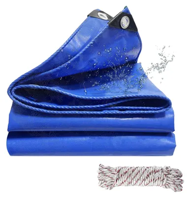 Productafbeelding van Afdekzeil voor buiten, 3 x 4 m, 440 g/m², waterdicht, uv-bestendig, multifunctioneel