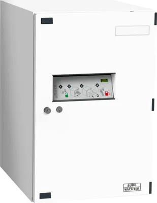 Produktbild von BURG-WóCHTER Paketbox E 634 S, eBoxx fôr drau?en, fôr alle g?ngigen Paketdienste, Witterungsbest?ndig, verzinkter Stahl, 98 l Volumen