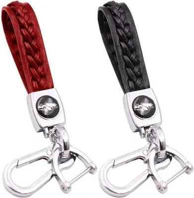 Produktbild von Lederne Autoschlüsselanhänger 2er-Set