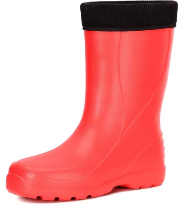 Produktbild von Ladeheid Damen leichte Eva Thermo Gummistiefel Regenstiefel LADW002 (Rot, 39 EU)