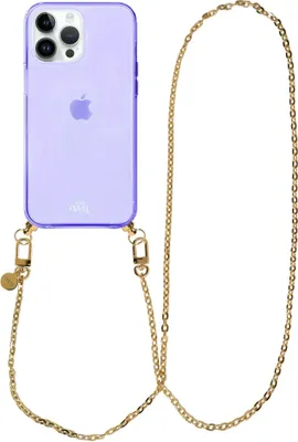 Produktbild von Dreamy Cord Hülle Purple - Long Cord  - Kompatibel mit iPhone 14 Pro