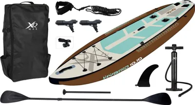 Produktbild von XQMAX Paddleboard Paddleboard 330 cm mit komplettem Zubehör braun KO-8DP001530