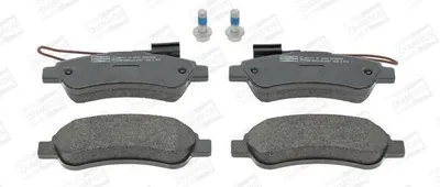 Produktbild von CHAMPION Bremsbeläge Satz Hinten Bremsklötze für FIAT Ducato Kastenwagen (250, 290) 573632CH