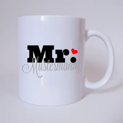 Produktbild von Mr. "Individueller Name" - Tasse - Kaffeetasse - Tasse mit Spruch