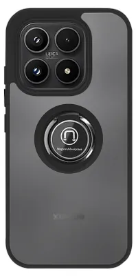 Image de Avizar, coque pour Xiaomi 17 avec support anneau et fixation magnétique, noir