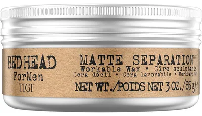 Productafbeelding van TIGI Bed Head Matte Separation, een werkzame wax voor styling, 85 gram