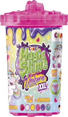 Productafbeelding van Glitterlijm XXL - Eenhoorn - Pot van 600 ml met eenhoornmotief - Klei voor kinderen