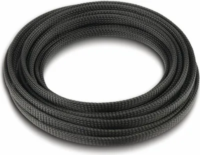 Produktbild von Geflechtschlauch, Ø 16 mm, PET, schwarz, 5 m
