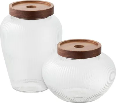 Image de Maja pot set de 2 en verre.