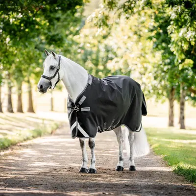 Image de Horseware Rambo 1680D Turnout 100g - Taille 165 - Noir