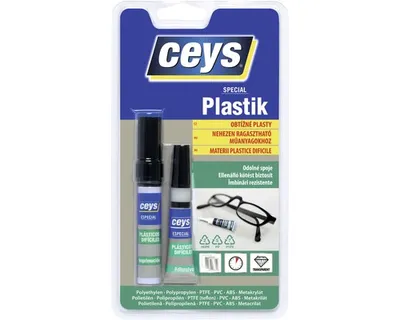 Produktbild von Ceys Special Plastik Hartplastikkleber 3 g + 4 ml