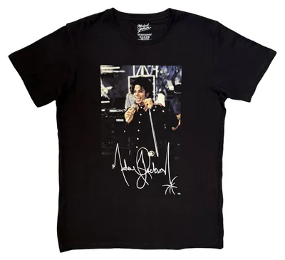 Produktbild von Michael Jackson - T-Shirt für Herren/Damen Uni RO16168 (S) (Schwarz)