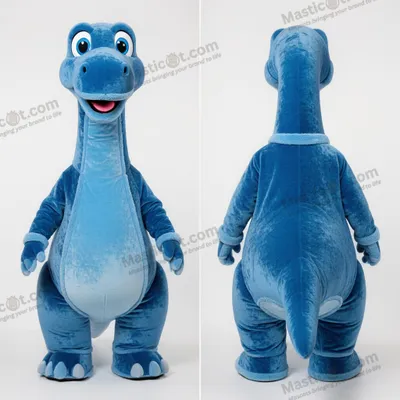 Imagen del producto de Mascota MASTICOT diplodocus gigante azul aterciopelado