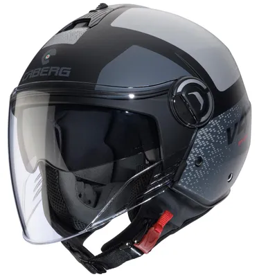 Produktbild von CABERG RIVIERA V4X ALPHA Jethelm matt schwarz-anthrazit-grau XXL