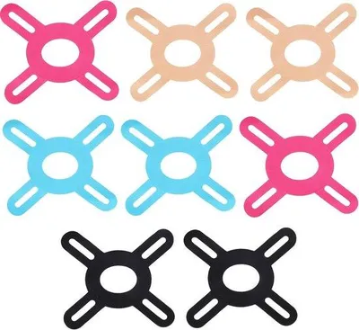 Produktbild von Knie-Tape-Set - 8 Stücke - atmungsaktives Material - flexibel - kathetische Unterstützung - Komfort, Stabilität und Muskelunterstützung.