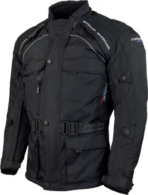 Produktbild von Roleff RO780 Motorradjacke – Schwarz, wasserdicht, atmungsaktiv & mit Protektoren Motorradjacke Roleff Größe: 4XL,