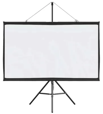 Zdjęcie produktu dla Ekran projekcyjny na statywie - 127 cm, format 16:9 - Przenośny - Składany - Regulowana wysokość - Kolor khaki