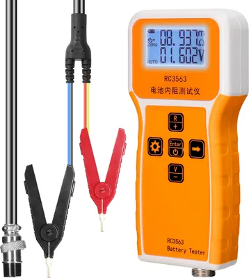 Obrázek produktu pro RC3563 200Ω 100V LCD tester baterií, tester napětí vnitřního odporu baterií s 3místným displejem, pro lithium-olověné-kyselinové-lithiové baterie 18650