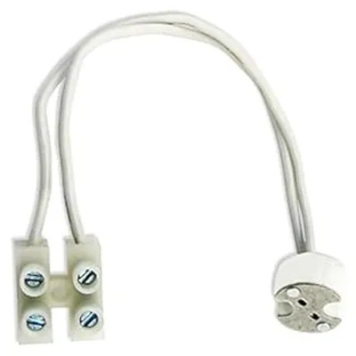 Produktbild von Glowster Lampenfassung aus Keramik G5.3, weiß