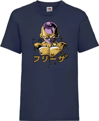 Produktbild von Kinder T-Shirt Dragon Anime Manga Ball Z Frieza 01 Frieza Dbz, 7-8 Jahr - 128 / Dunkelblau