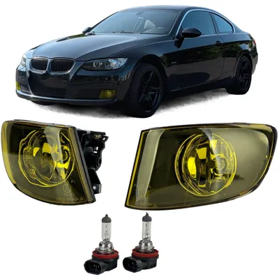 Für BMW 3er E92 E93 Coupe Cabrio 2006-2013 Klarglas Nebelscheinwerfer Gelb in der Farbe von Carparts-Online GmbH