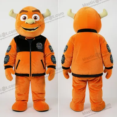 Immagine prodotto di Masque de mascotte MASTICOT ogre velouté orange