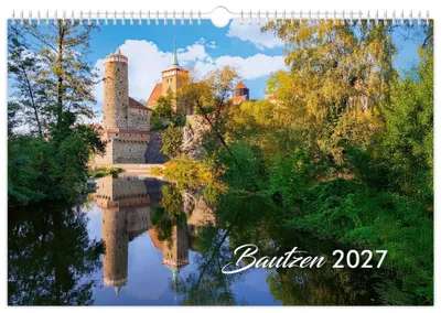 Image de Calendrier de Bautzen 2027 - 45 x 30 cm - Blanc