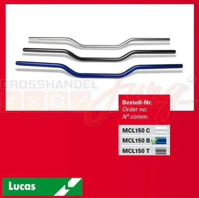 Obrázek produktu pro Hliníková řídítka TRW Speedfighter, modrá GSX1250F WVCH CB250 MC26 XJR1300 RP06 Monster 695 M4 RS125 SF