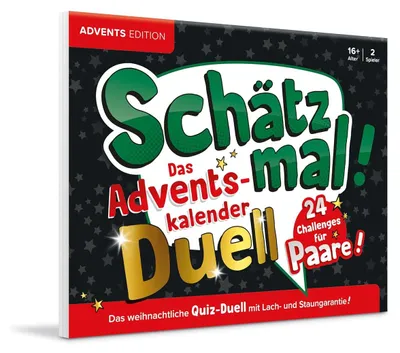 Produktbild von Das Adventskalender-Duell: 24 Herausforderungen für Paare