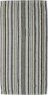 A close-up, full-frame shot of a striped towel.