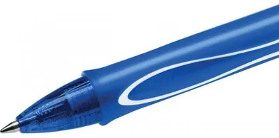 Produktbild von BIC Gel-ocity Quick Dry, Clip, Clip-on-Einziehkugelschreiber, Nachfüllbar, Blau, 12 Stück(e), Medium