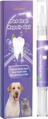 Produktbild von 20 g Oral-Repair-Gel für Haustiere, zur Beseitigung von Mundgeruch, aufhellende Zahnpasta mit natürlichen Inhaltsstoffen, Atemerfrischer für Haustiere, Gelpflegereiniger