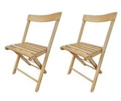 Produktbild von Klappstuhl Gartenstuhl Buche für Balkon, Beistellstuhl, Garten und Party V-10-215