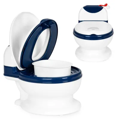 Produktbild von Töpfchen mit herausnehmbarem Toilettensitz für Kinder, mit Deckel und Bürste von ECOTOYS