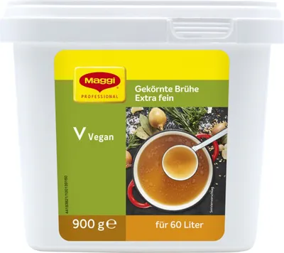 Immagine prodotto di Maggi Brodo granulare Extra fine 60 litri confezione sfusa per gastronomia 900g