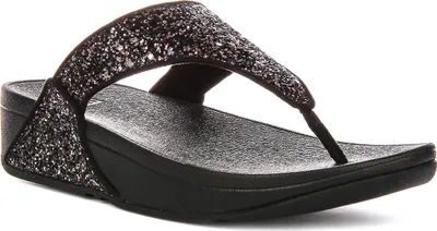 Produktbild von Fitflop Lulu Multi In Black Glitter For Women – 6 UK - 39 EU - 8 US / Black Shiny