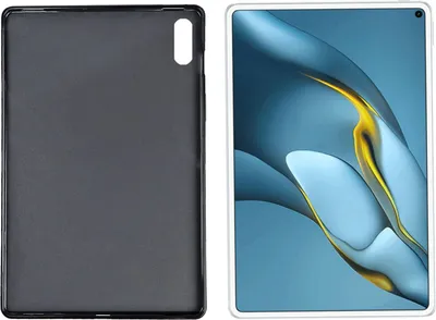 Produktbild von Schutzhülle für Huawei MatePad Pro 2021 MRR-W29 10.8 Zoll Silikon Hülle Slim Case Ultra Dünn Schwarz
