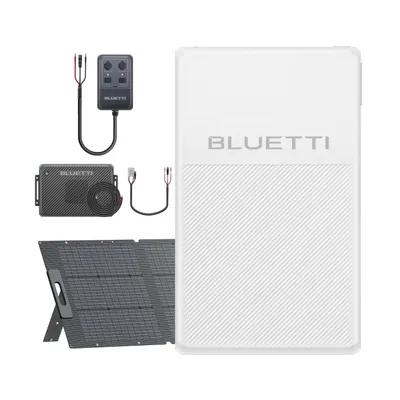 Image de Générateur solaires BLUETTI FridgePower 2016 Wh + Chargeur 2 + Hub D1 + Panneau solaire 200 W – Alimentation de secours pour réfrigérateur